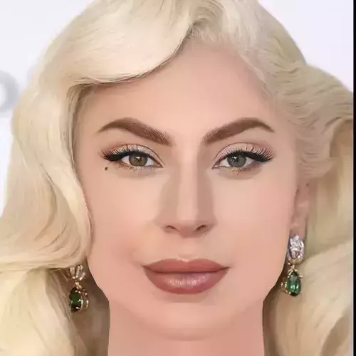 Lady Gaga Head - No Hair - Low poly head for game