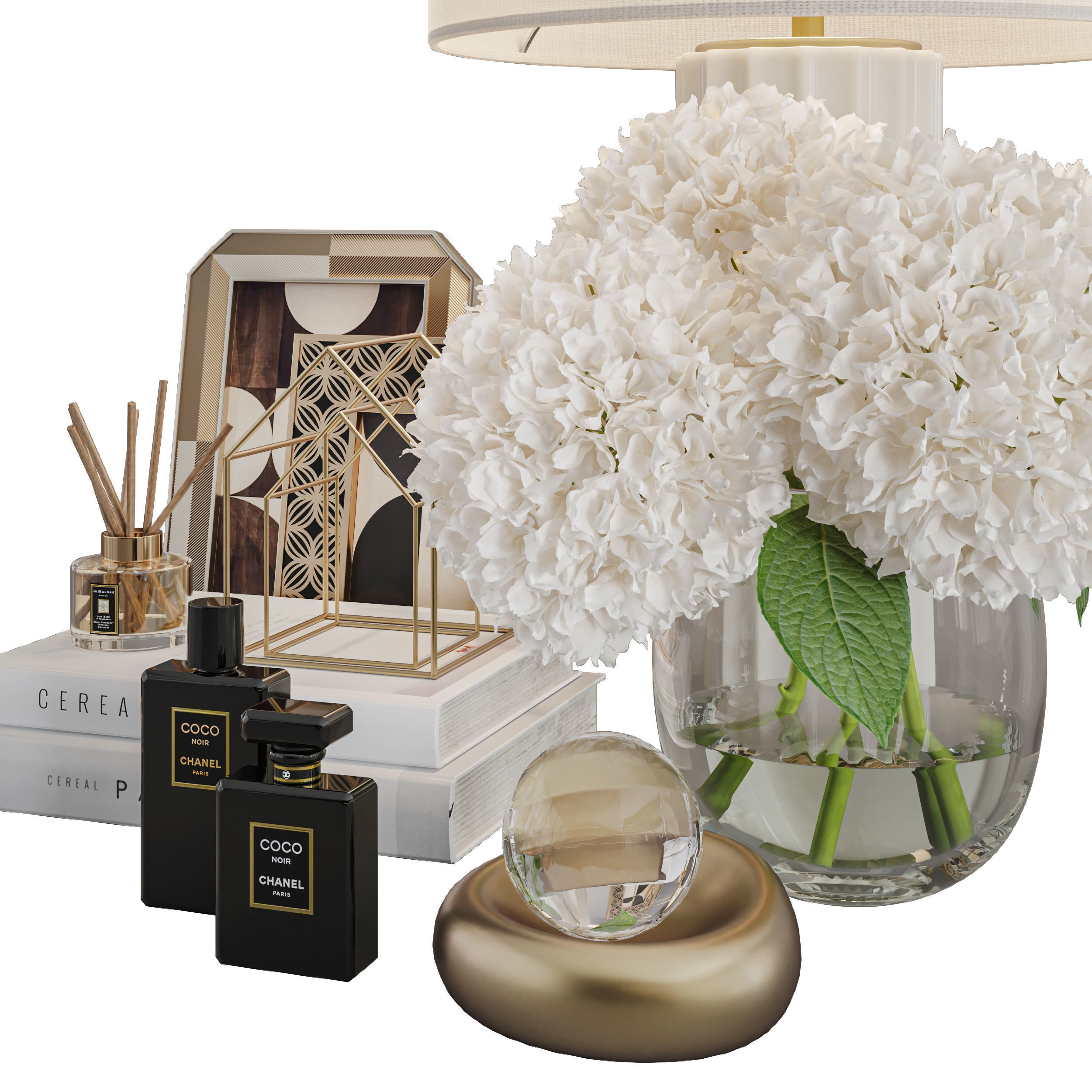 Decorative Set 50 3D model_2