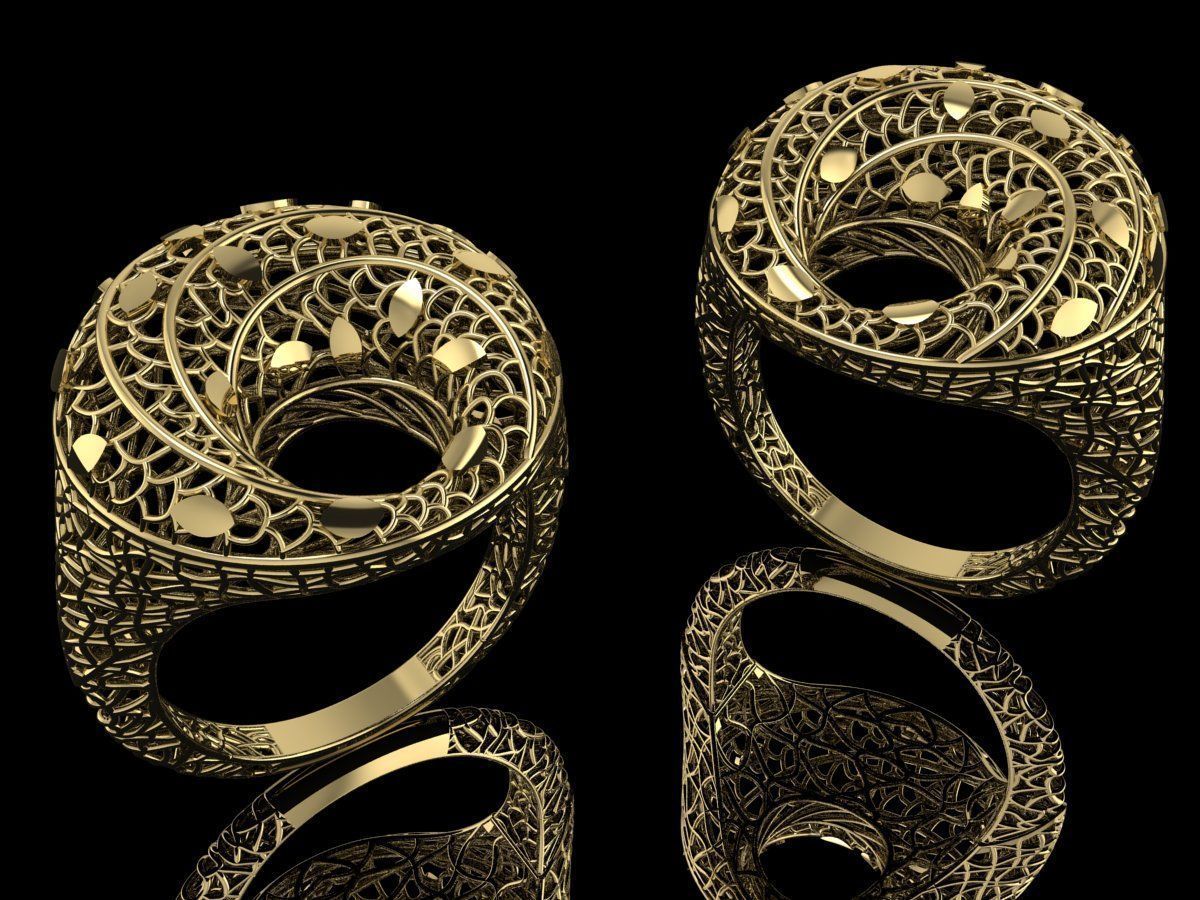 Set of Ultra Vision Ring  Pendant  Collection 30 models  3D print model_23