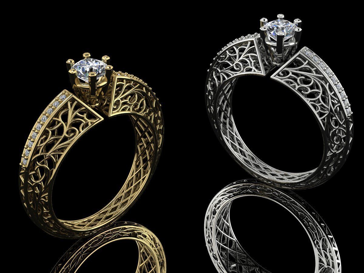 Set of Ultra Vision Ring  Pendant  Collection 30 models  3D print model_30