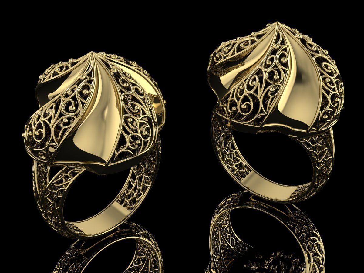 Set of Ultra Vision Ring  Pendant  Collection 30 models  3D print model_26