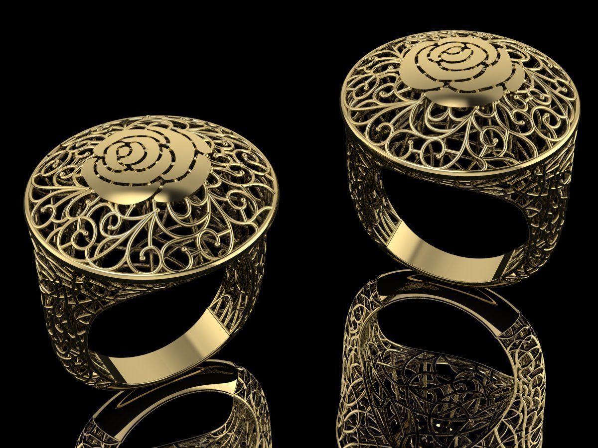 Set of Ultra Vision Ring  Pendant  Collection 30 models  3D print model_20