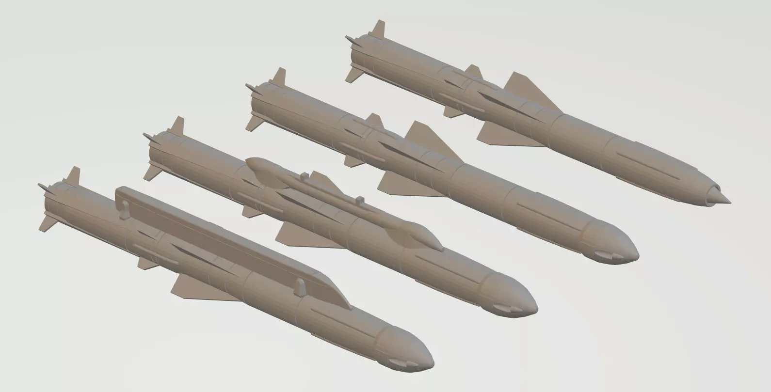 BRAHMOS SUPERSONIC CRUISE MISSILE 1-72 SCALE MODEL 3D print model_0