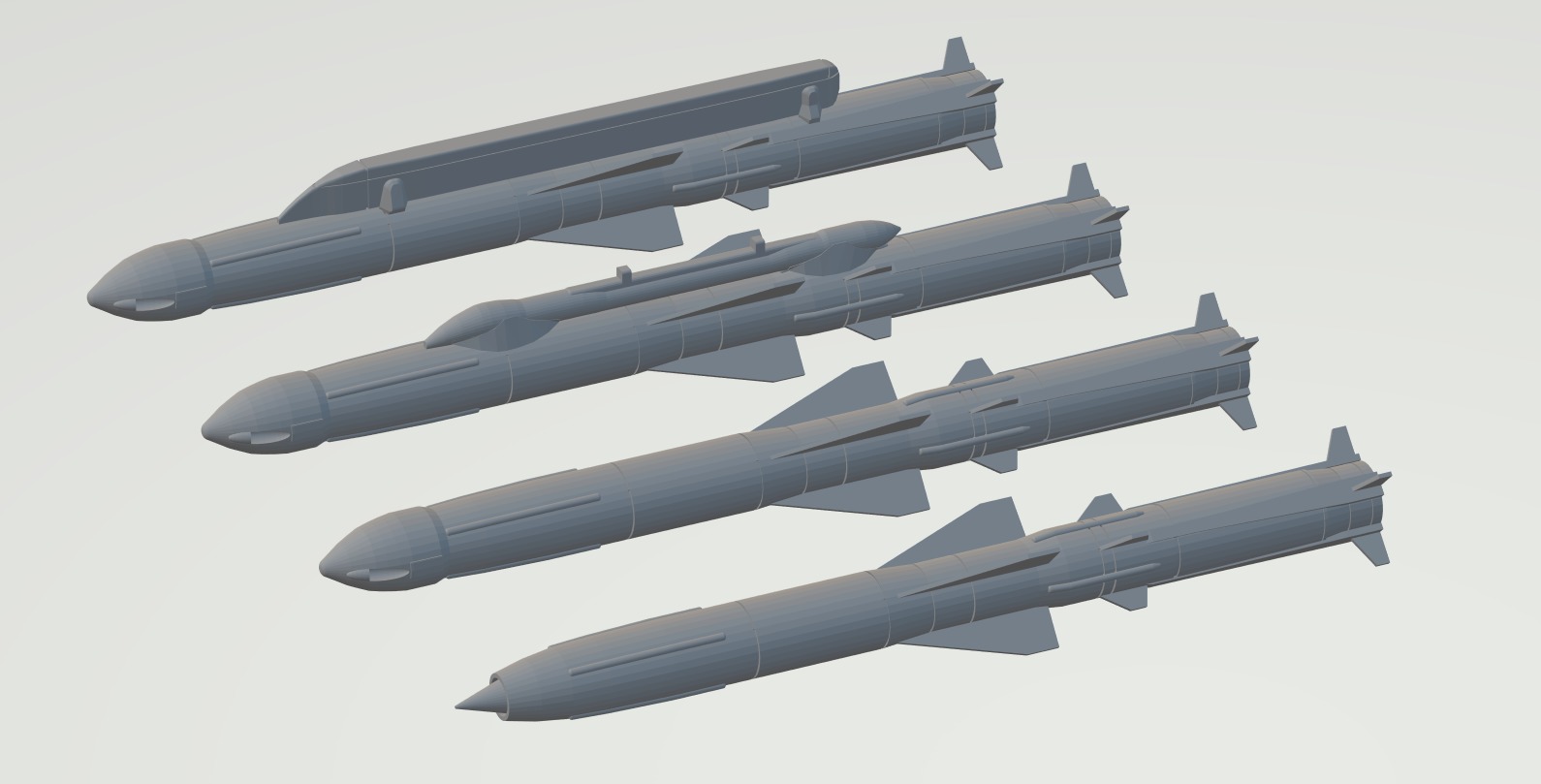 BRAHMOS SUPERSONIC CRUISE MISSILE 1-72 SCALE MODEL 3D print model_1