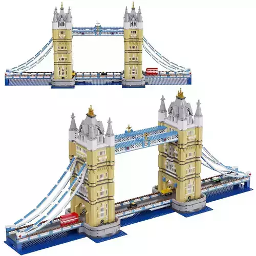 Lego - 10214 Tower Bridge 3D model