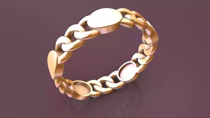 CubanChain With a Oval Ring
