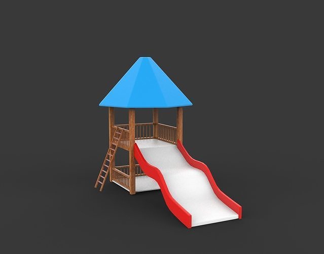 Playground Slide  3D model 3