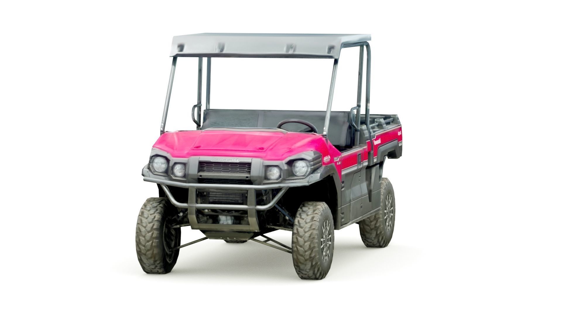 2022 Kawasaki Mule PRO-FX Low-poly 3D model_5