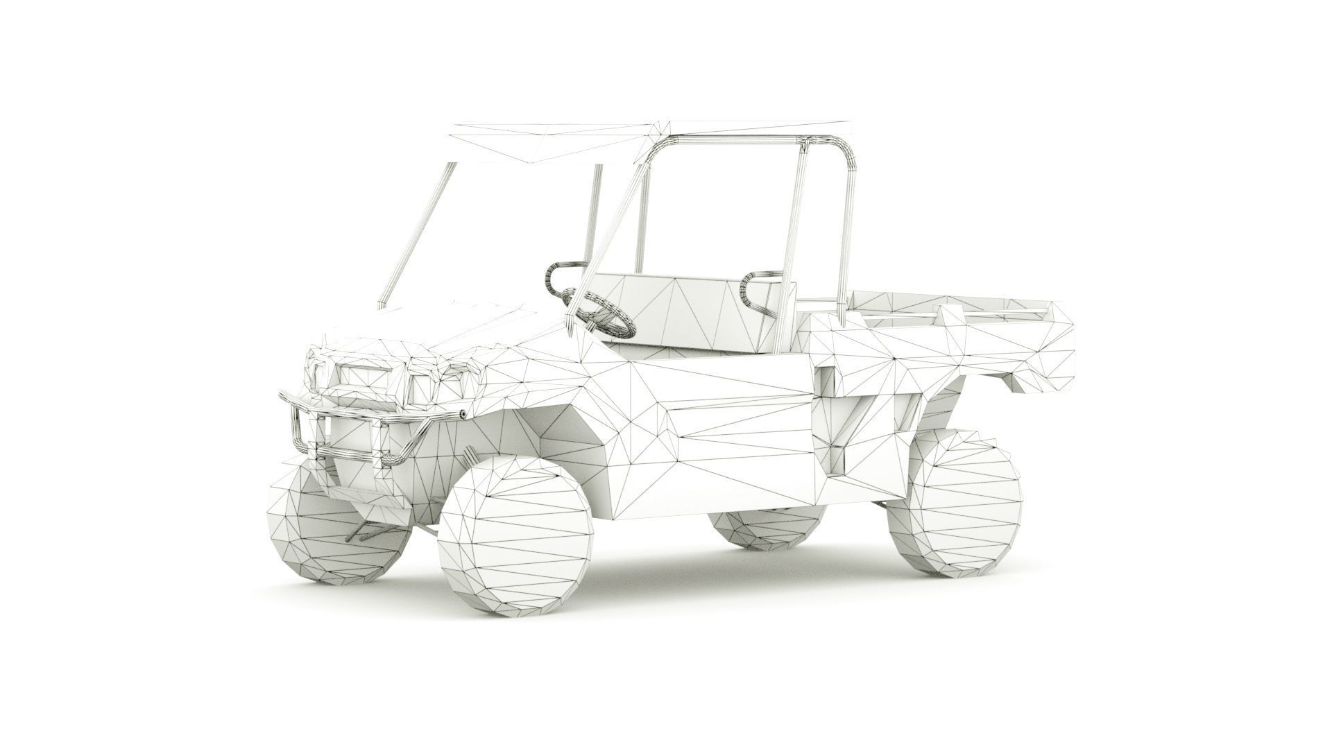 2022 Kawasaki Mule PRO-FX Low-poly 3D model_6