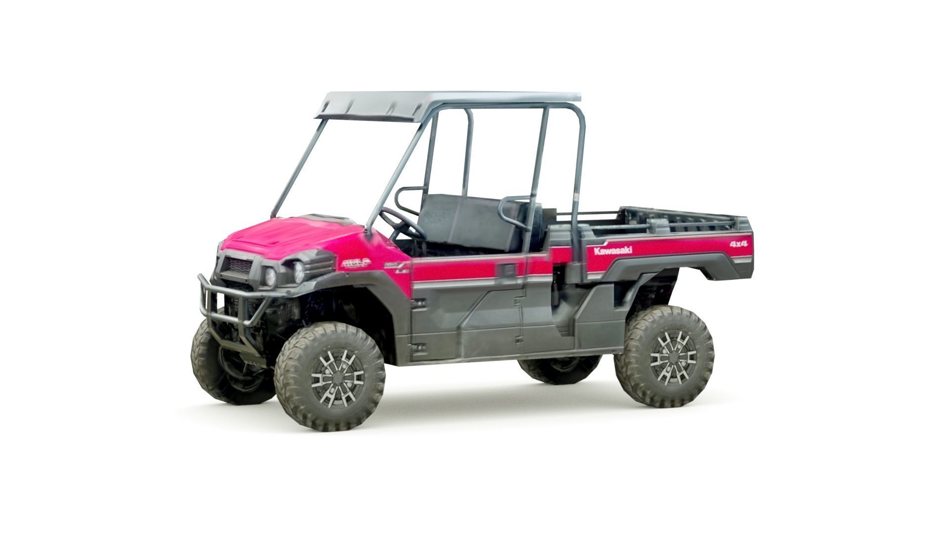 2022 Kawasaki Mule PRO-FX Low-poly 3D model_2