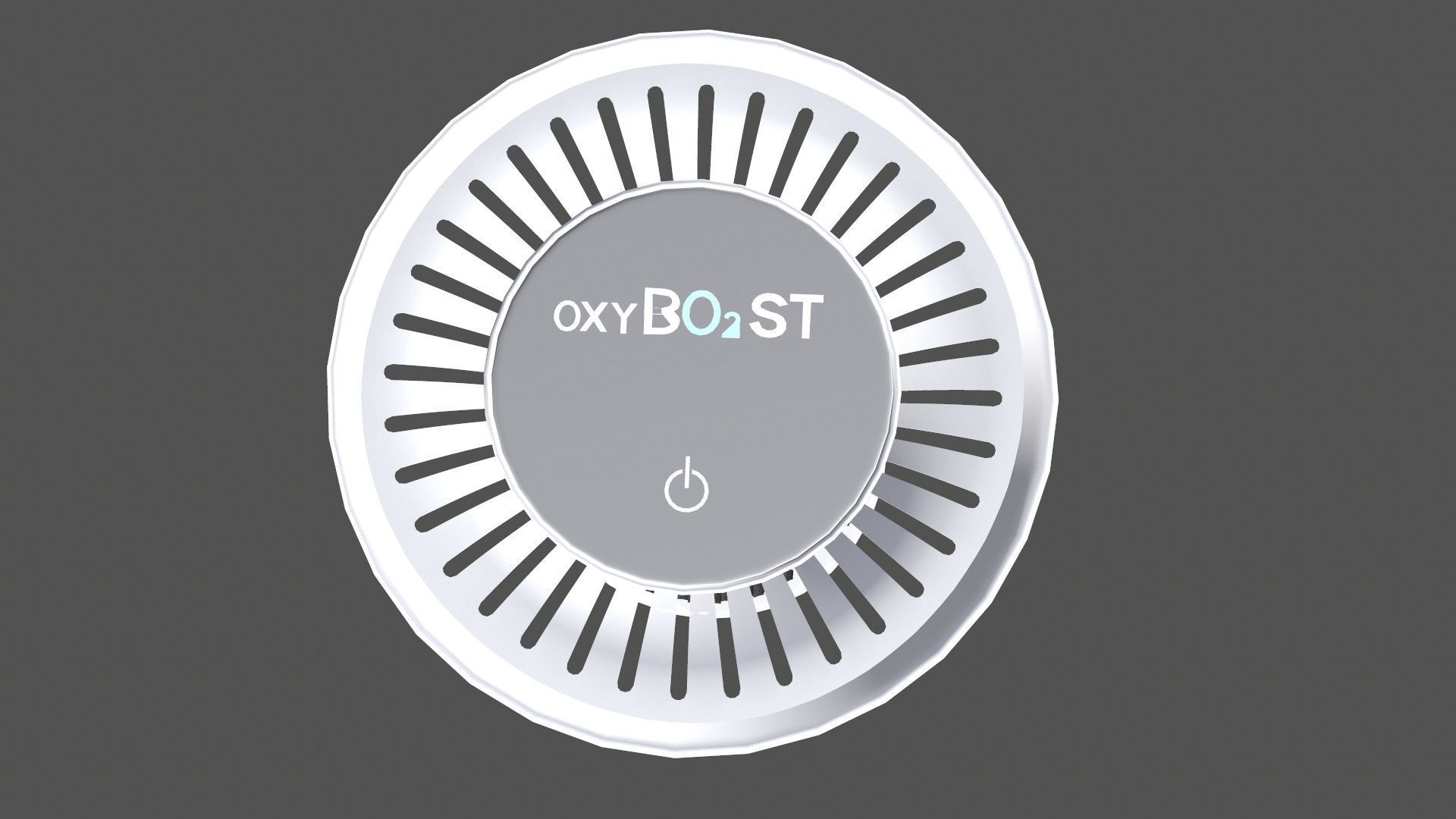 Air Purifier Low-poly 3D model_2