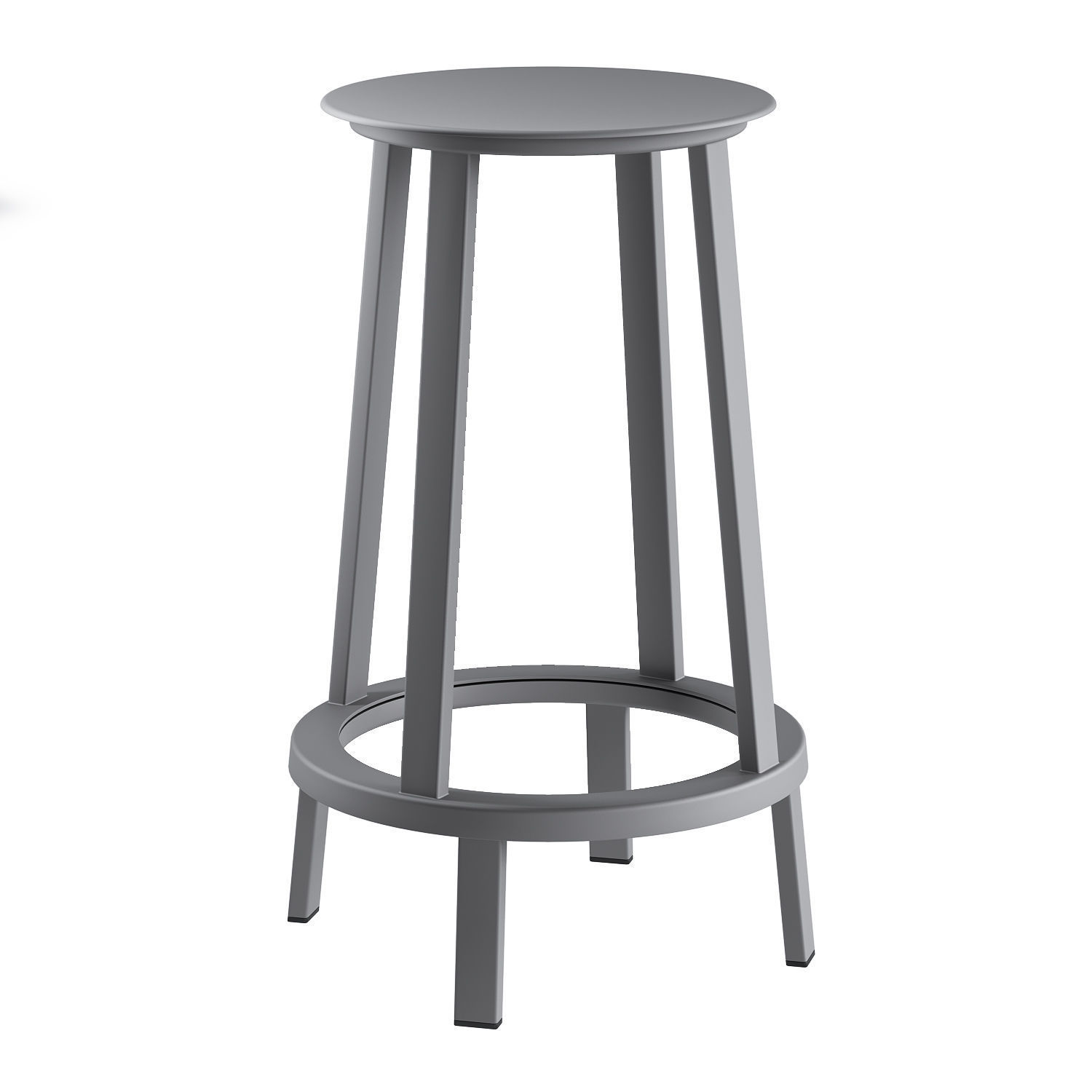 HAY Revolver Bar Stool 3D model_1