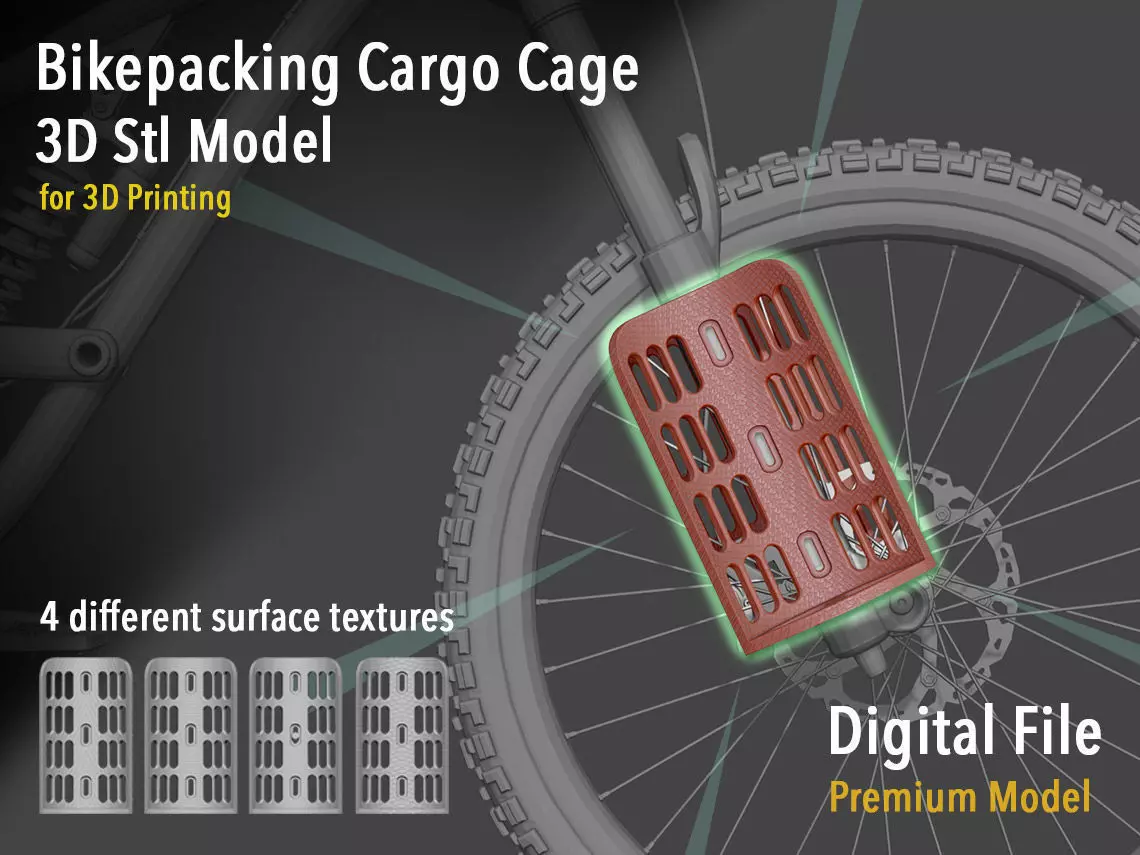 Bikepacking Cargo Cage 3D print model