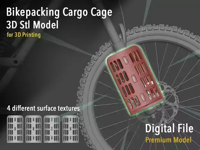 Bikepacking Cargo Cage 3D print model
