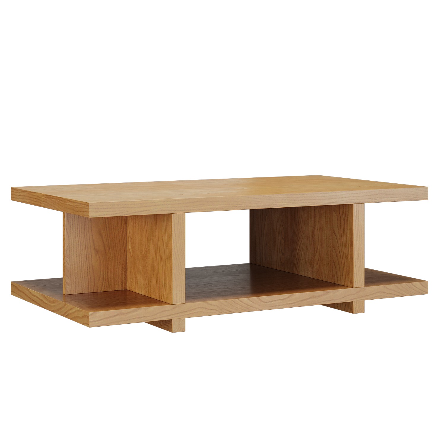 Wallace Coffee Table by West Elm 3D model_2