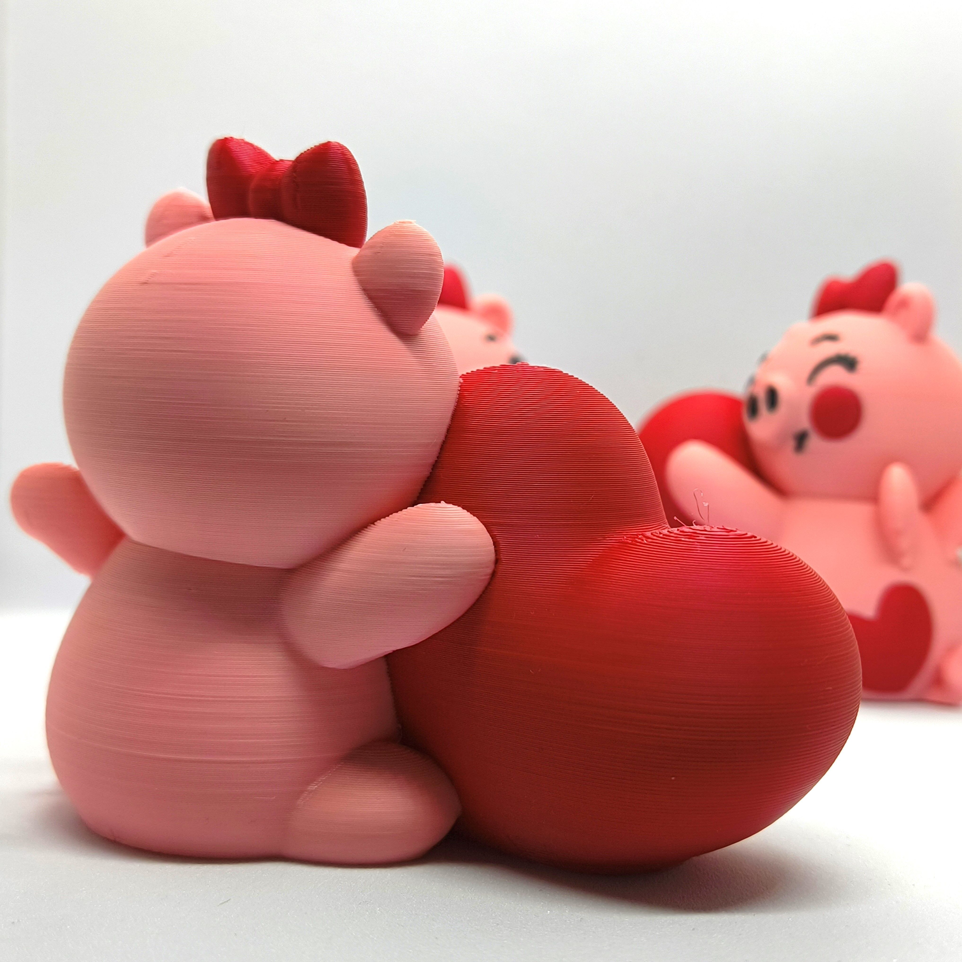 Valentines Special - Kawaii Pig 3D print model_5