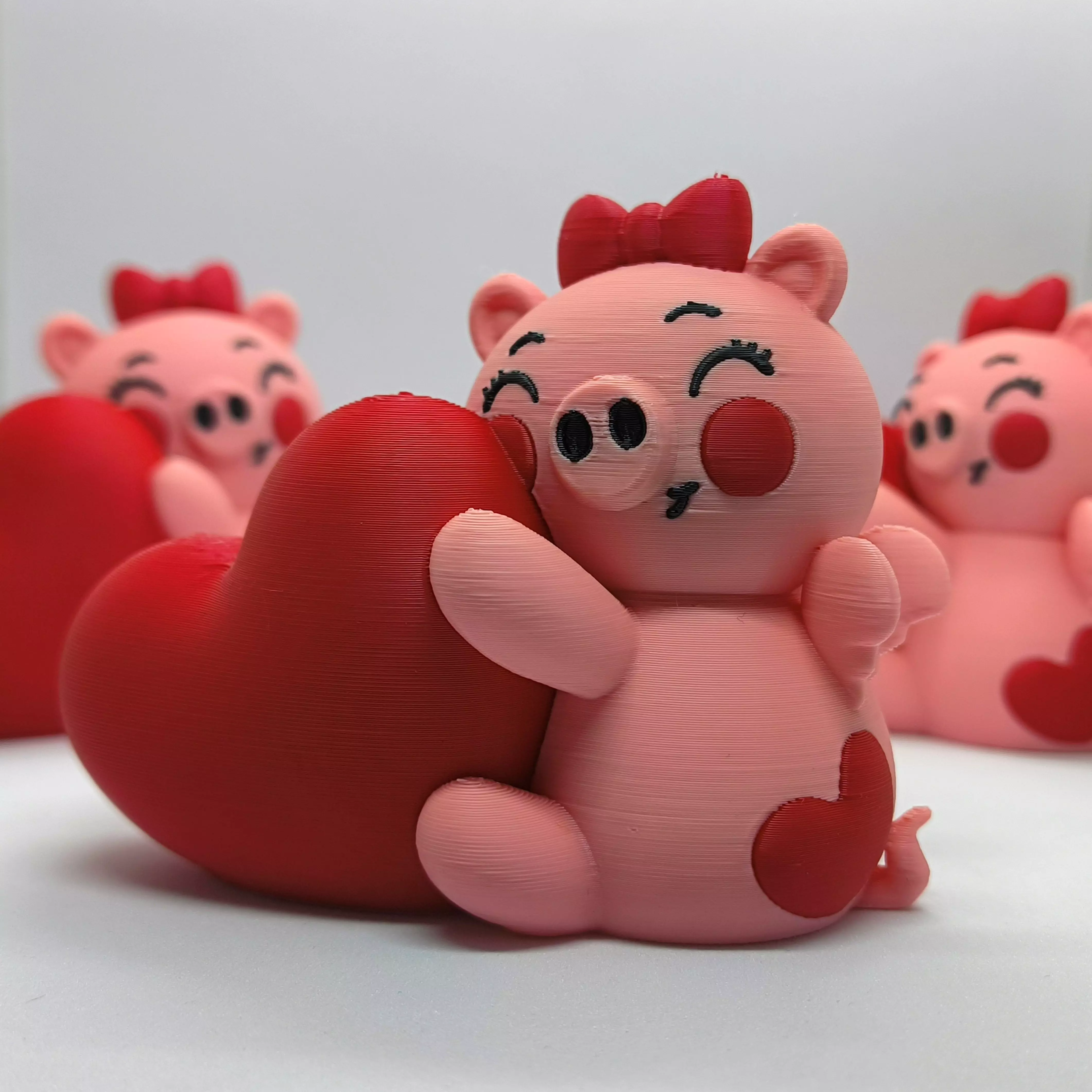 Valentines Special - Kawaii Pig 3D print model_0