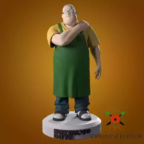 SAKAMOTO DAYS - TARO SAKAMOTO POSE 1 FAN ART 3D print model