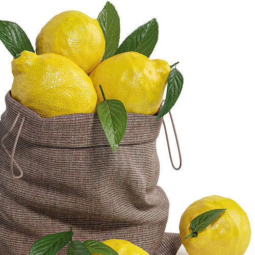 lemon pack 3D model 5