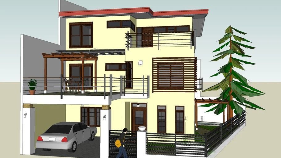 16 3D SketchUp models of luxury houses and apartments 3D model_4