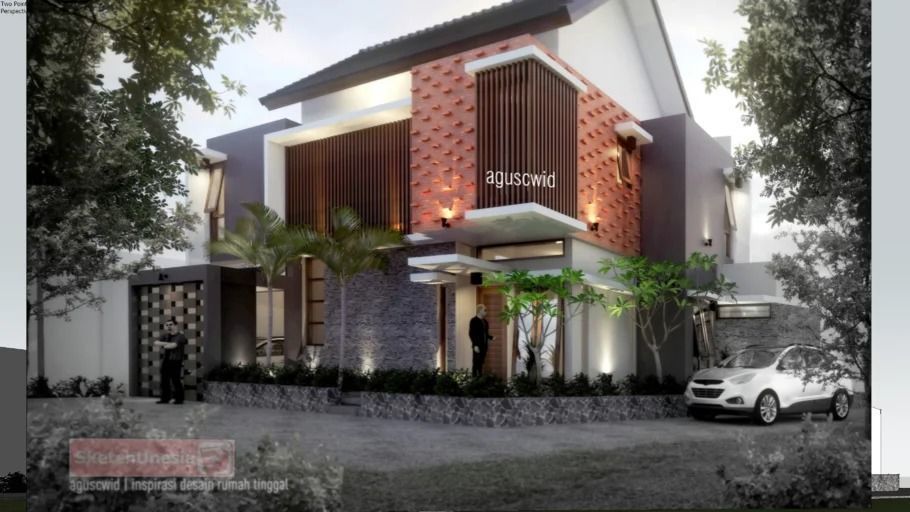 16 3D SketchUp models of luxury houses and apartments 3D model_3