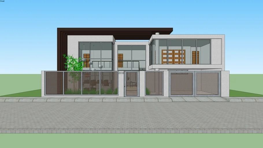 16 3D SketchUp models of luxury houses and apartments 3D model_11