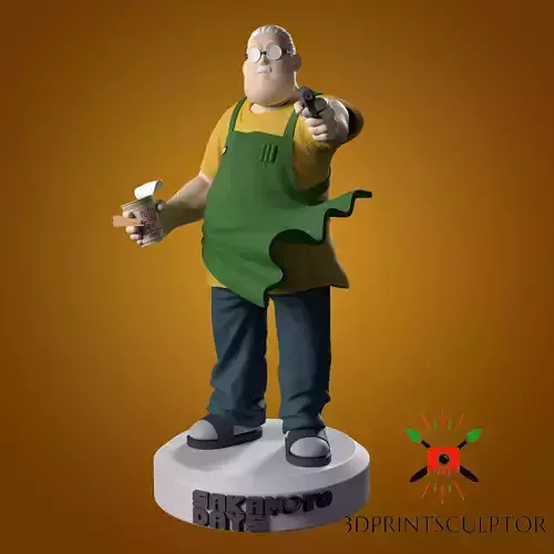 SAKAMOTO DAYS - TARO SAKAMOTO POSE 2 FAN ART 3D print model