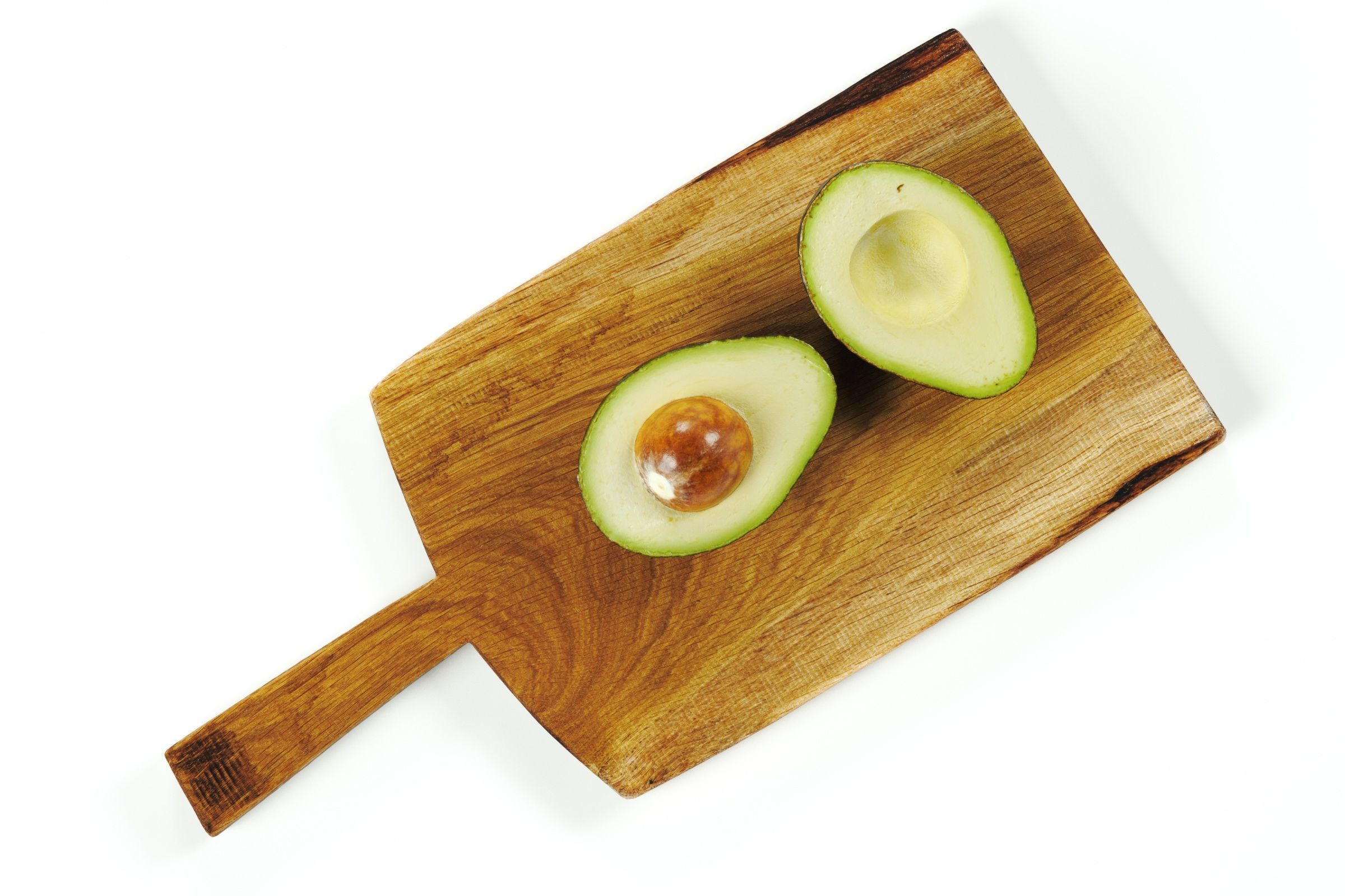 polypasta - avocado halves 01 with cutting board 3D model_3