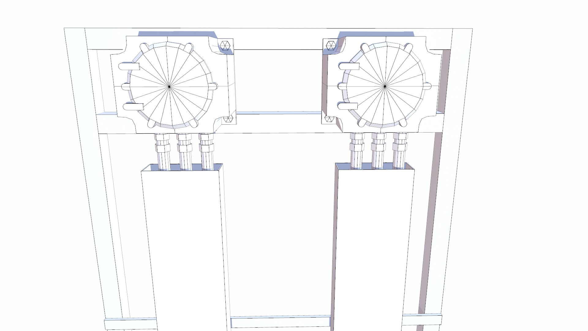 Electrical Panel Low-poly 3D model_7