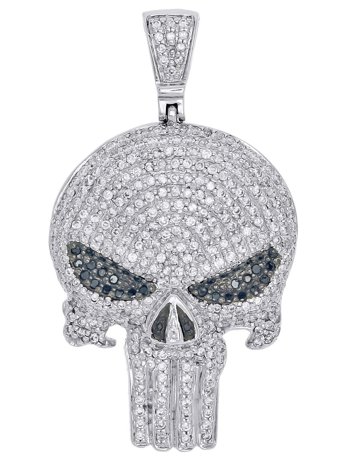 Gilded Bones Diamond Skull Locket 3D print model_3