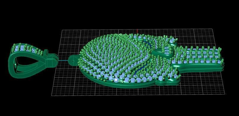 Gilded Bones Diamond Skull Locket 3D print model_2