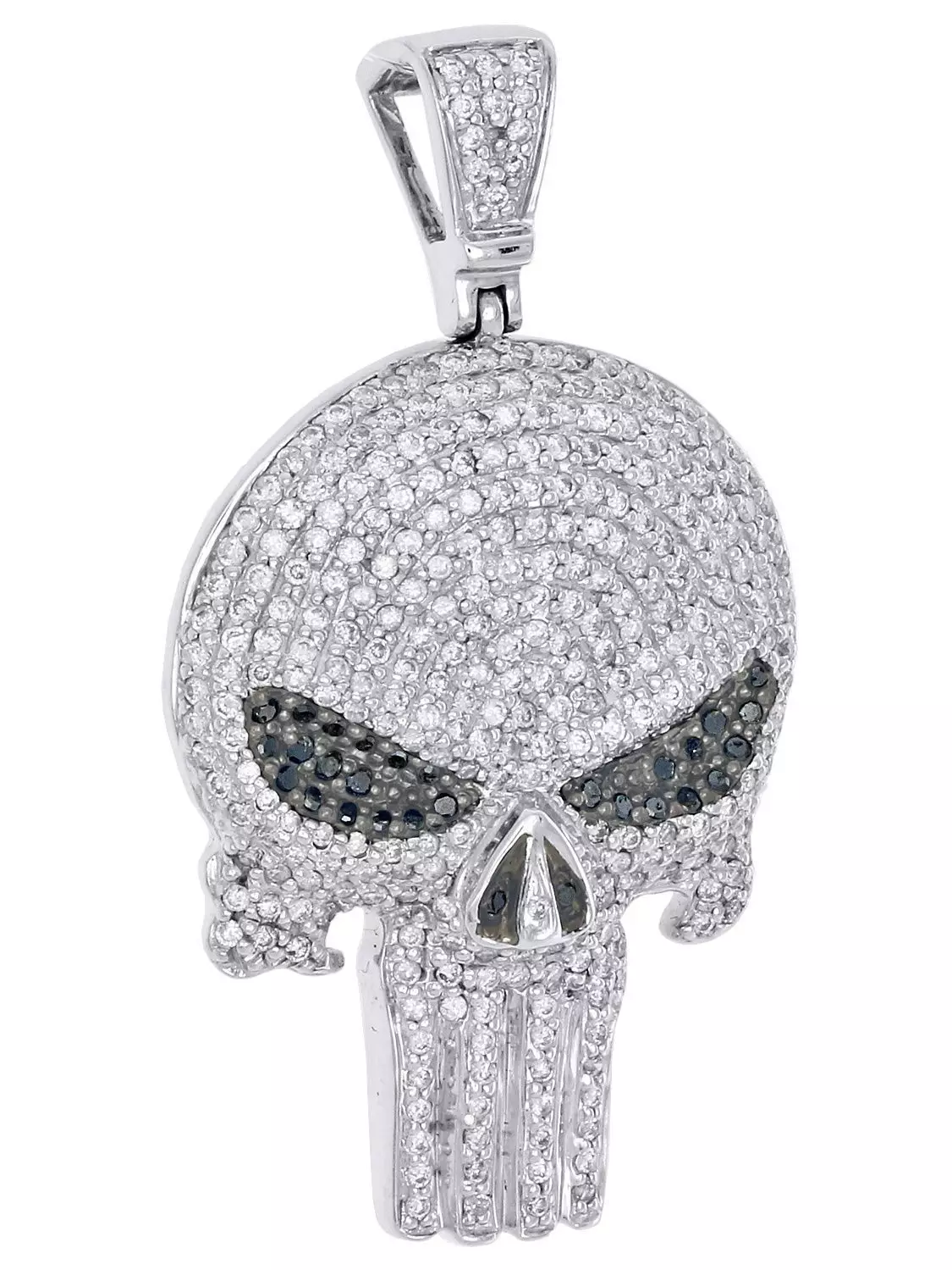 Gilded Bones Diamond Skull Locket 3D print model_0