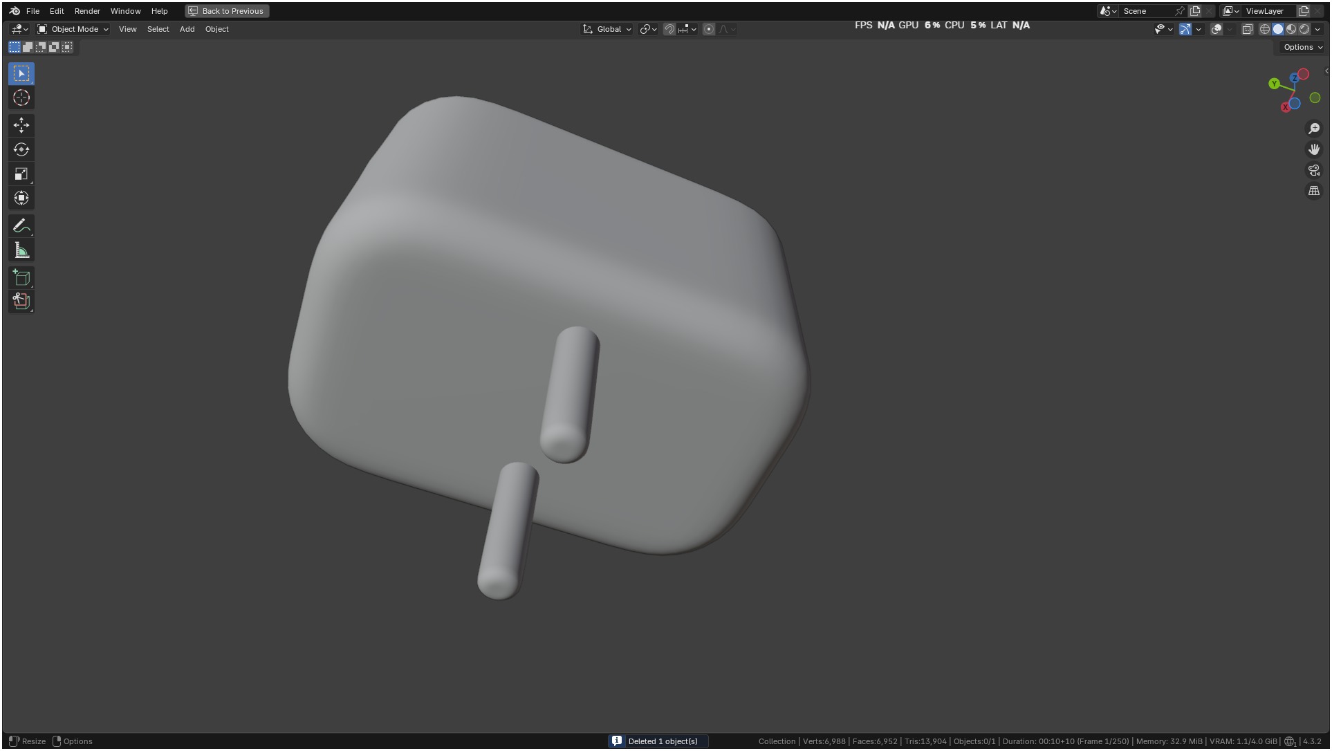 Ikea INSPELNING Plug smart energy monitor 3D model_12