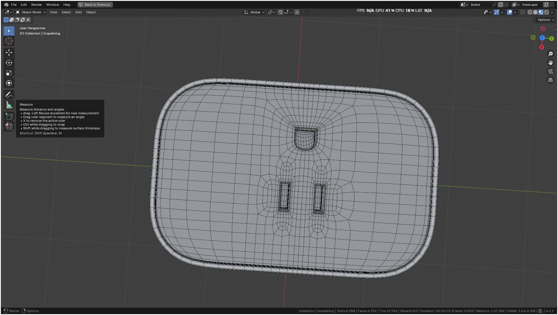 Ikea INSPELNING Plug smart energy monitor 3D model_38