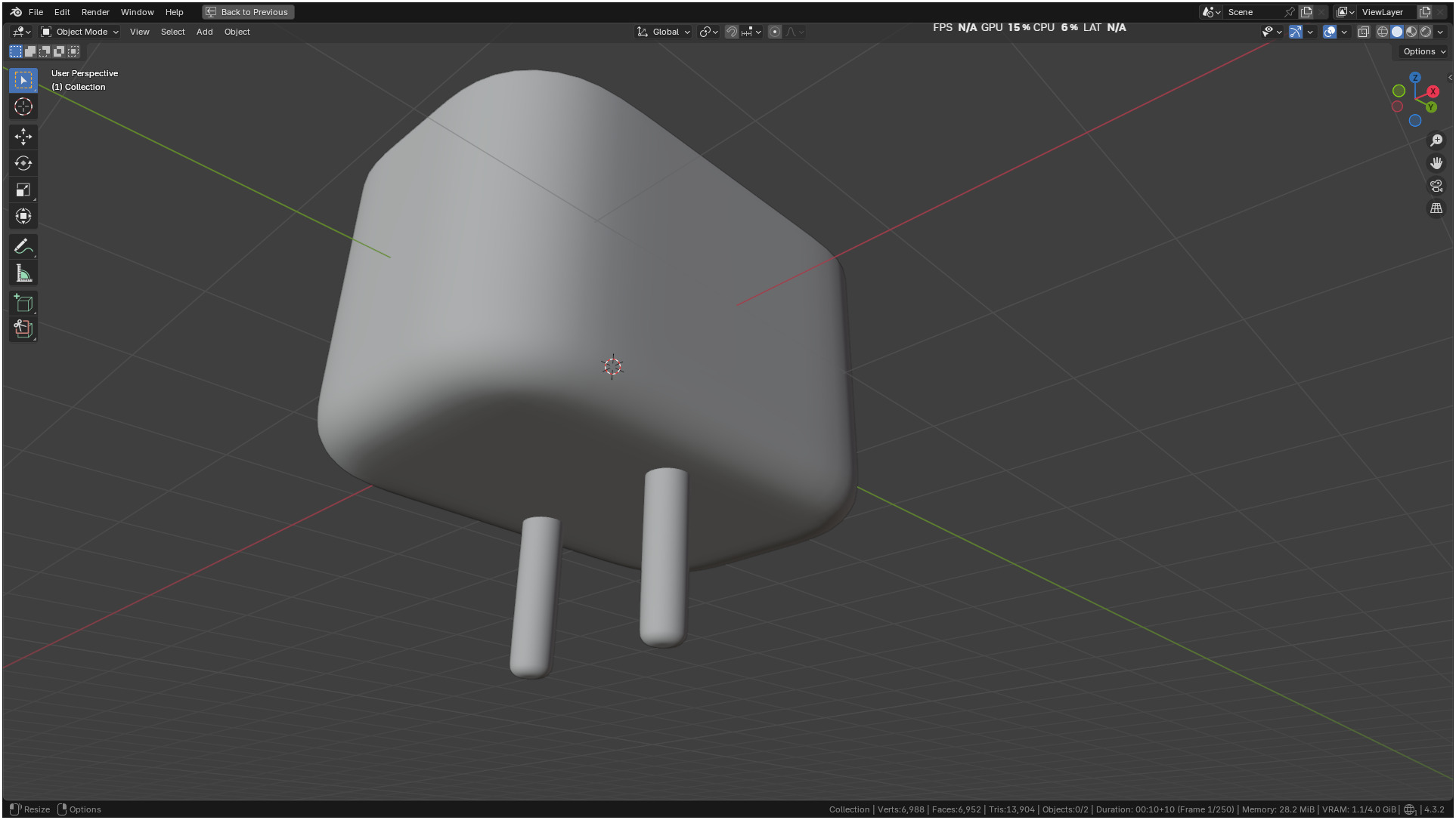 Ikea INSPELNING Plug smart energy monitor 3D model_10