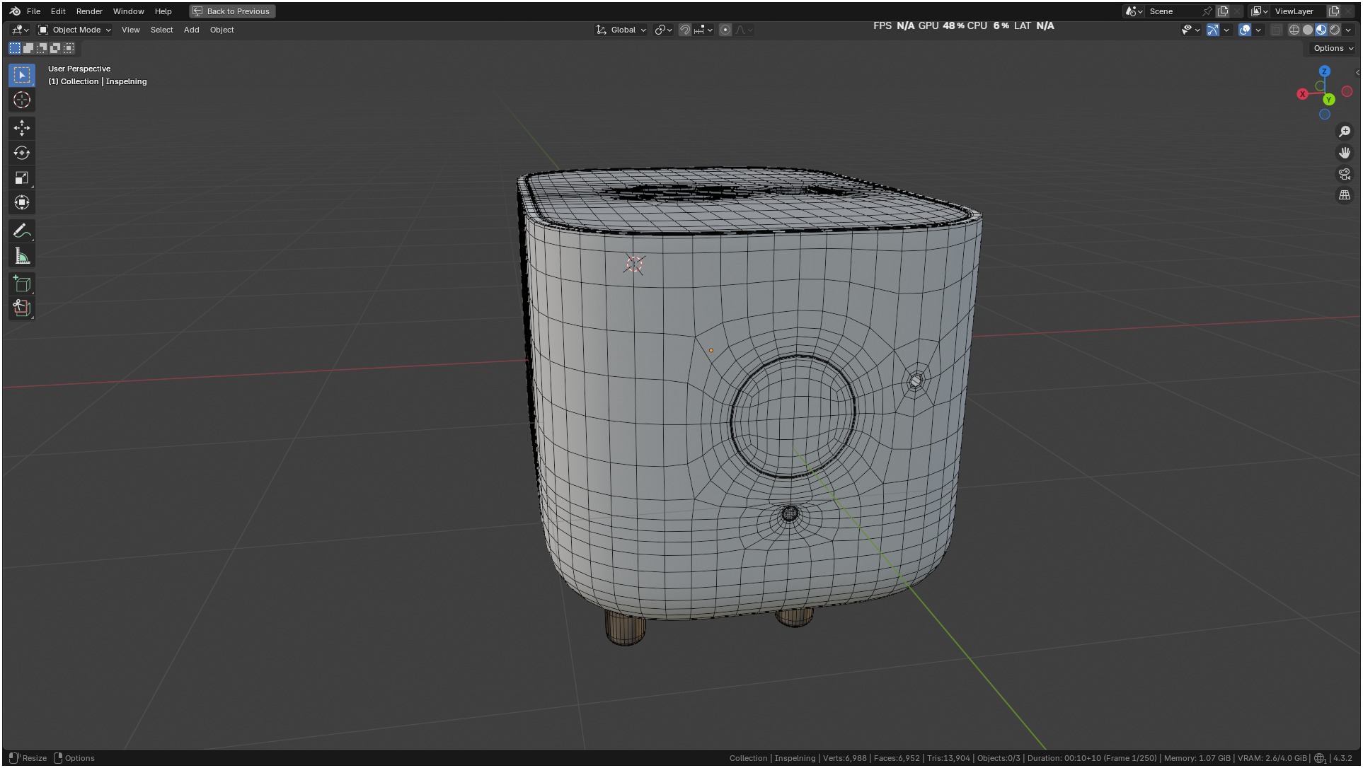 Ikea INSPELNING Plug smart energy monitor 3D model_36
