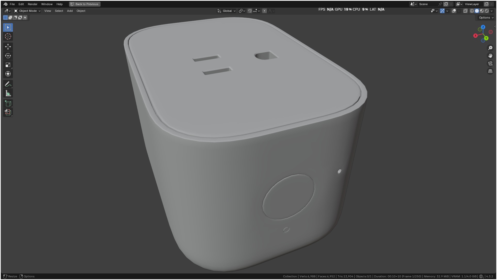 Ikea INSPELNING Plug smart energy monitor 3D model_17