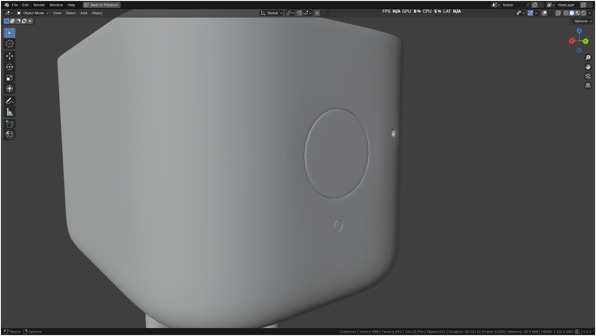 Ikea INSPELNING Plug smart energy monitor 3D model_18