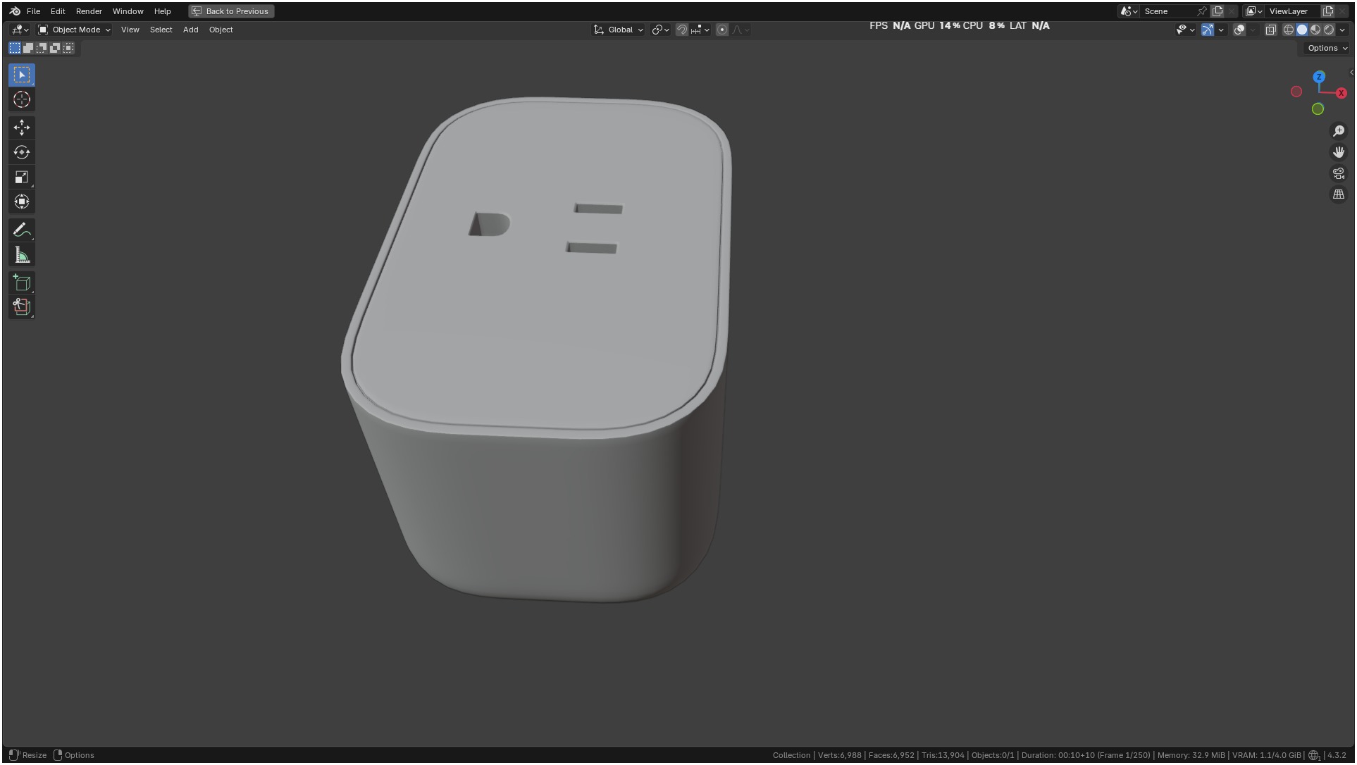 Ikea INSPELNING Plug smart energy monitor 3D model_15