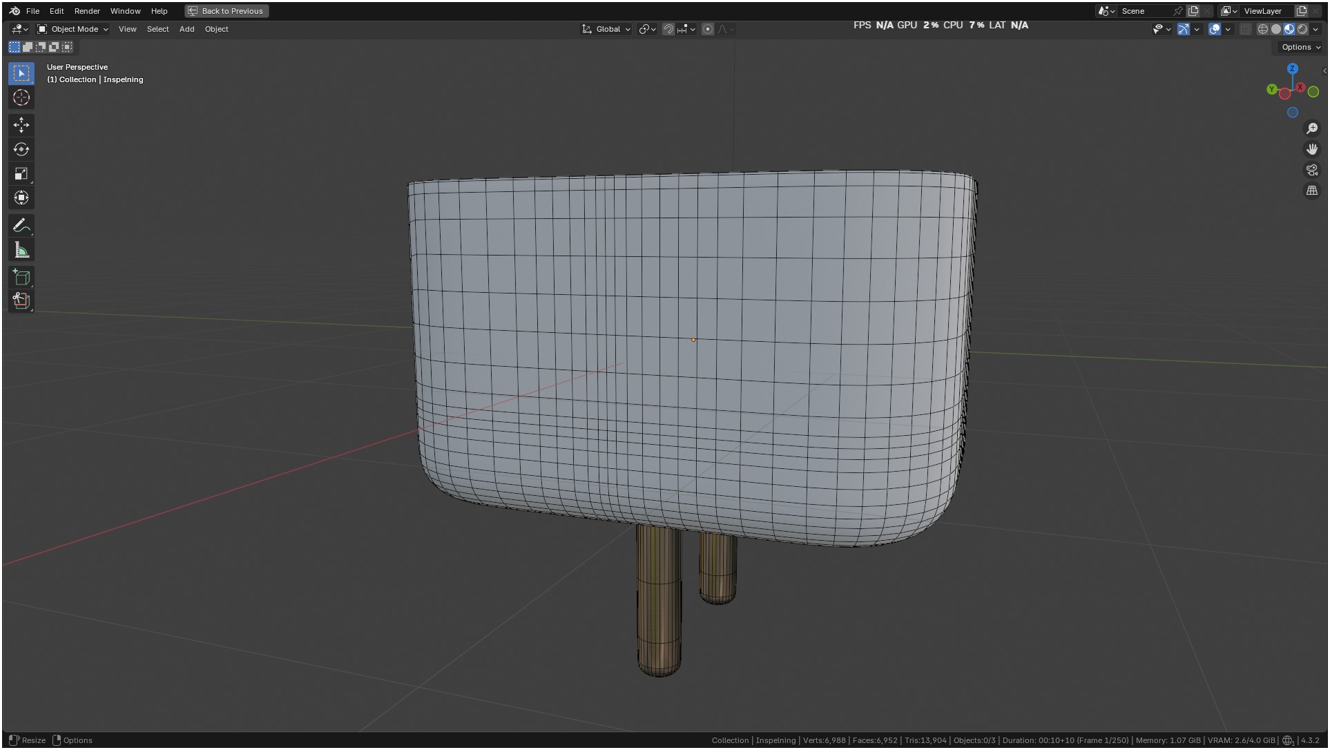 Ikea INSPELNING Plug smart energy monitor 3D model_34