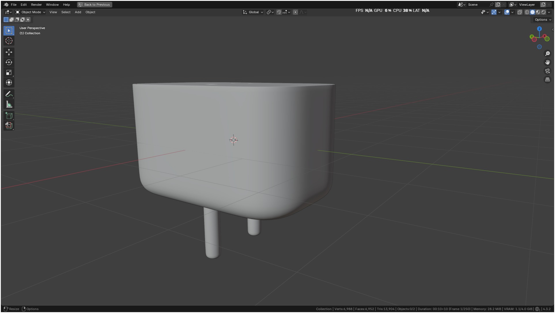 Ikea INSPELNING Plug smart energy monitor 3D model_5