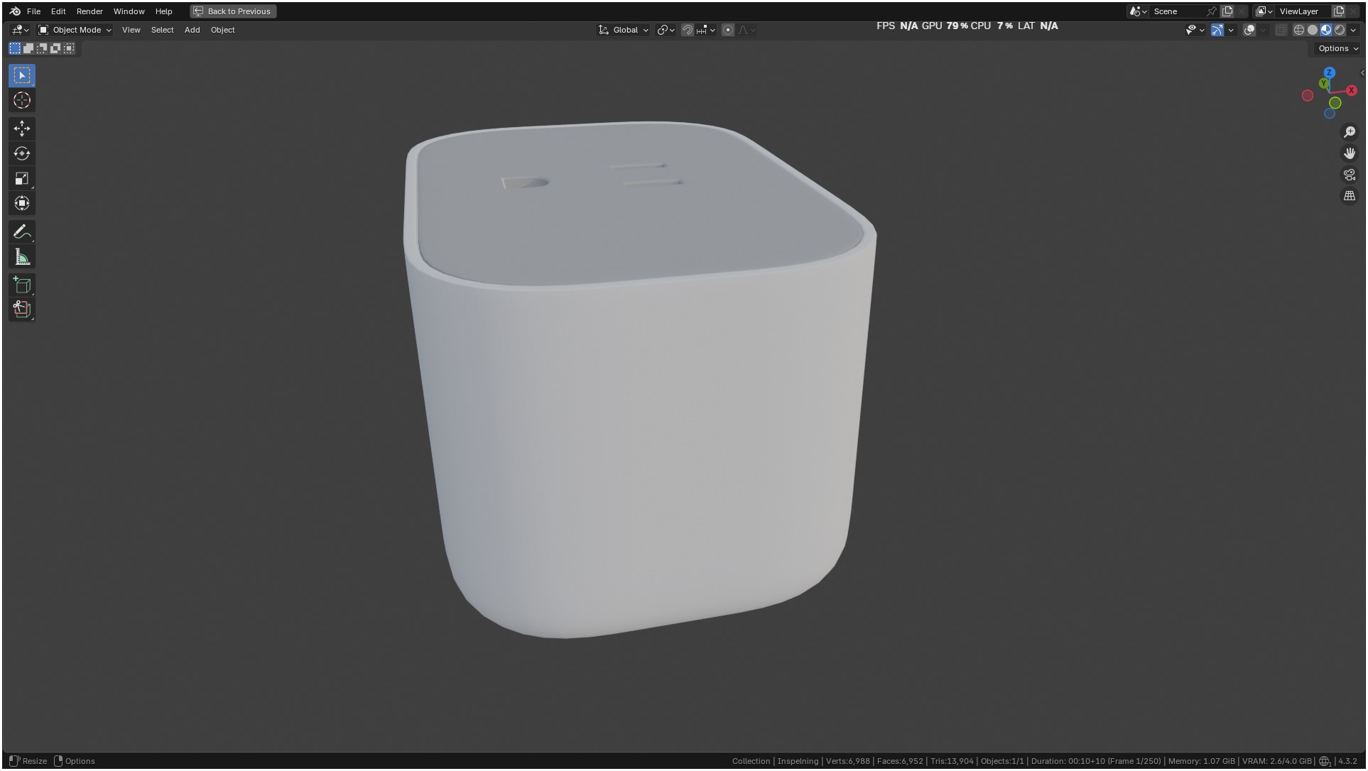 Ikea INSPELNING Plug smart energy monitor 3D model_27