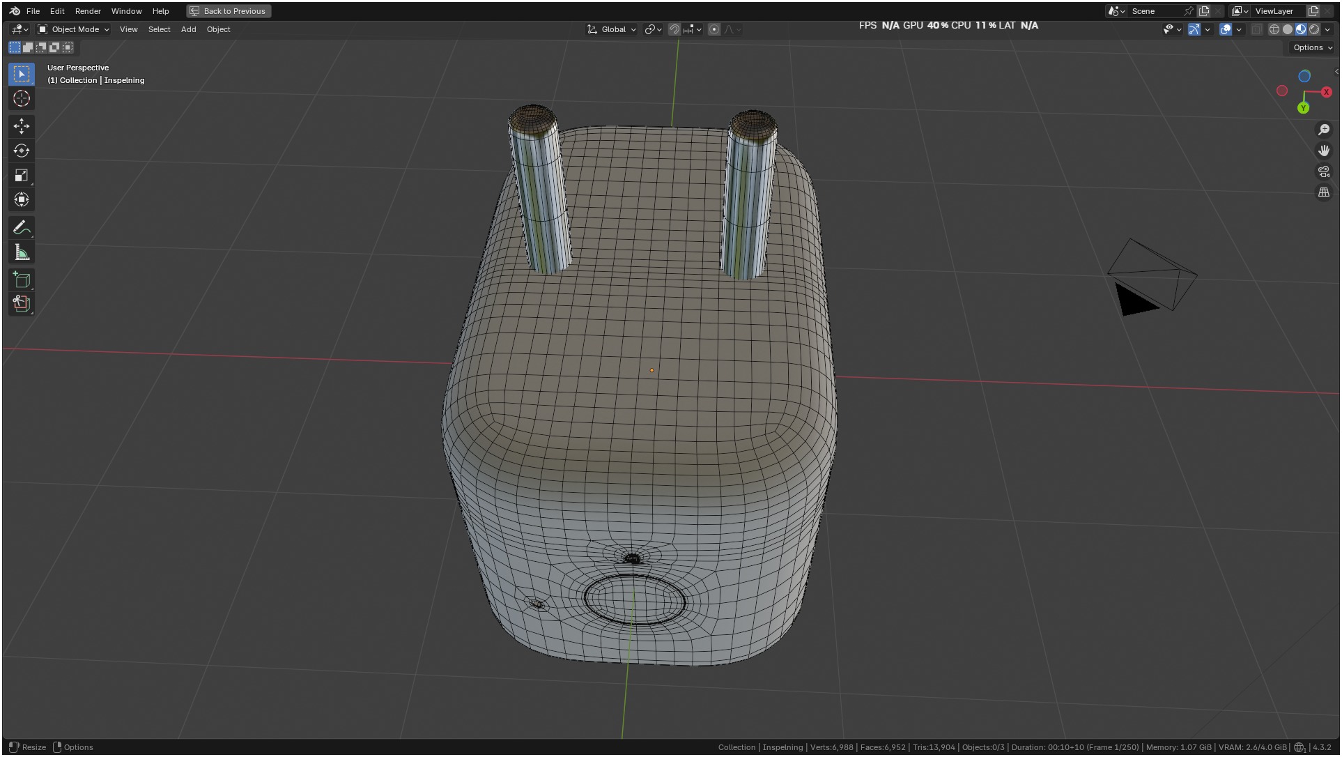 Ikea INSPELNING Plug smart energy monitor 3D model_41