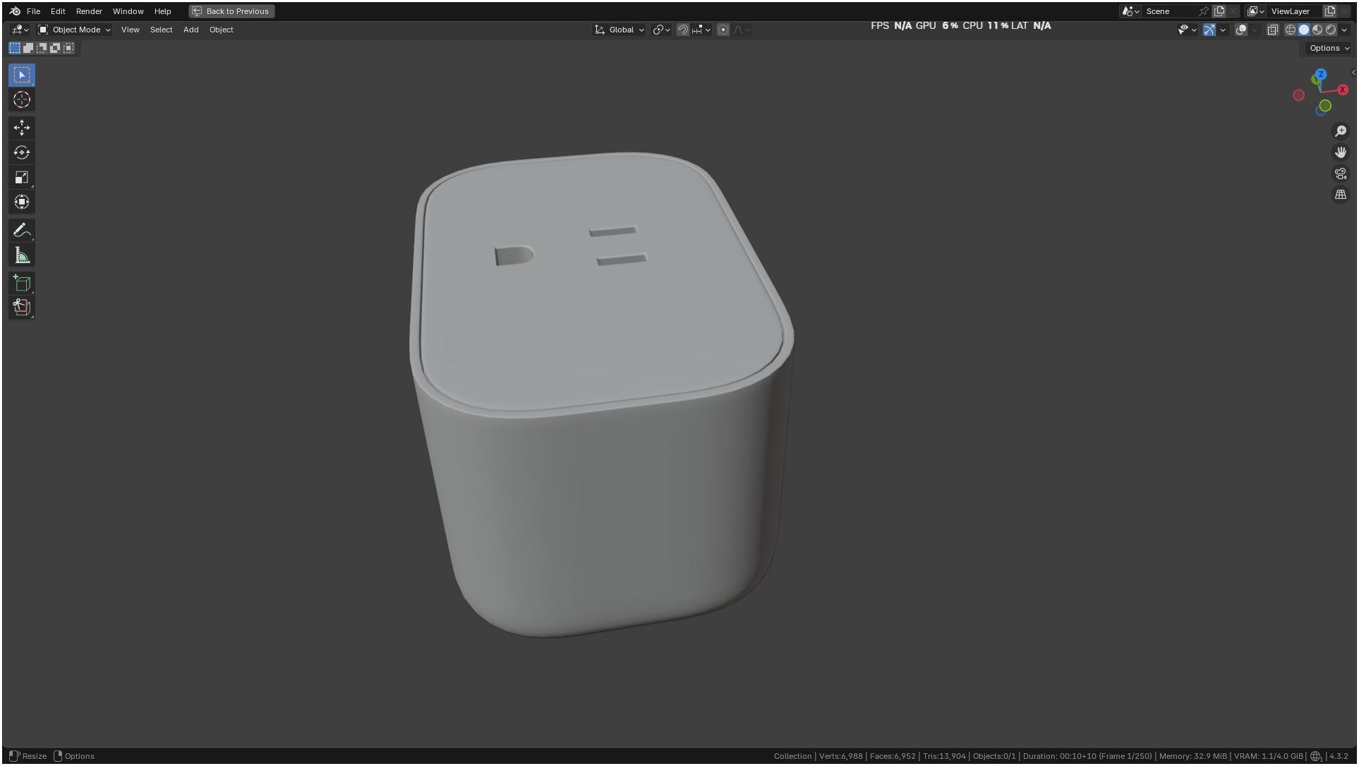 Ikea INSPELNING Plug smart energy monitor 3D model_19