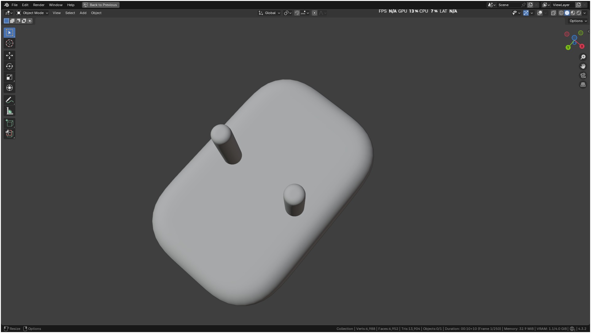 Ikea INSPELNING Plug smart energy monitor 3D model_21