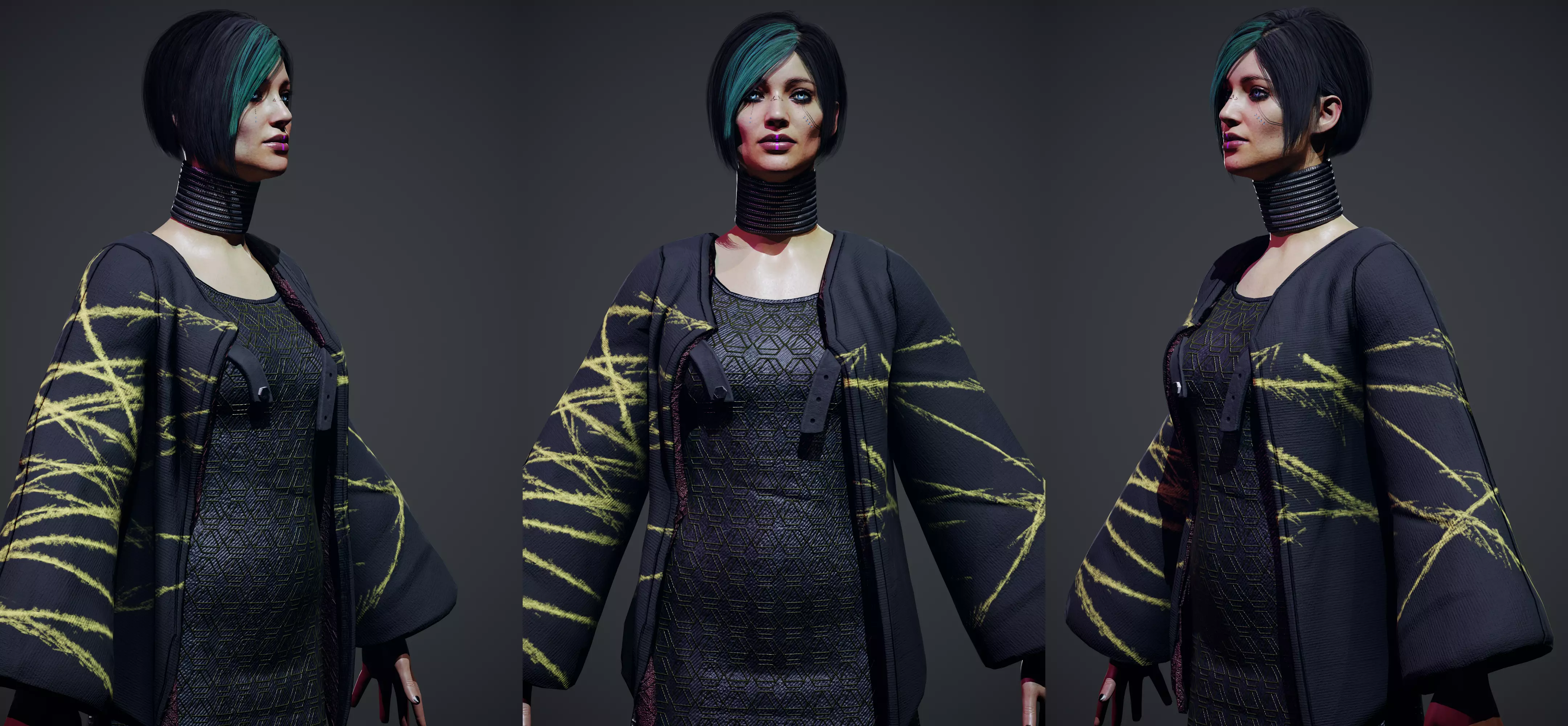 Cyber Cultist v1 Low-poly 3D model_0