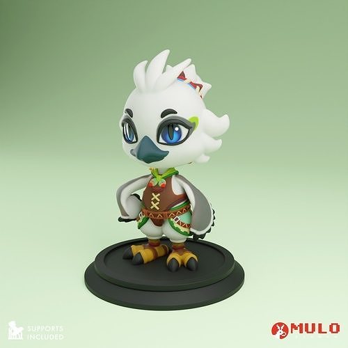 Chibi Tulin 3D print model