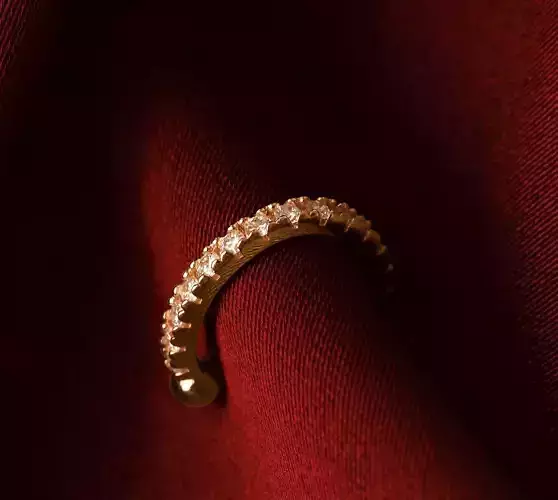 Mini Ear Cuff with Diamonds