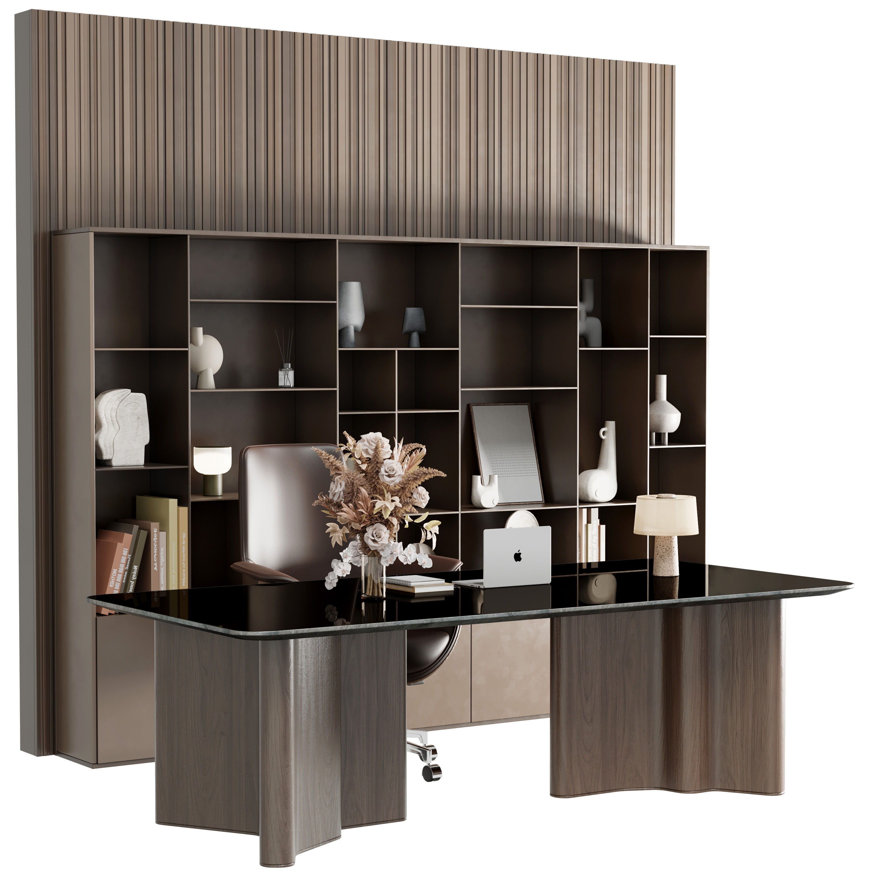 Workplace - Office Furniture 56 3D model_1