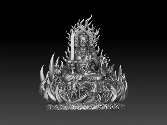 Buddha Statue of Acala 3D print model